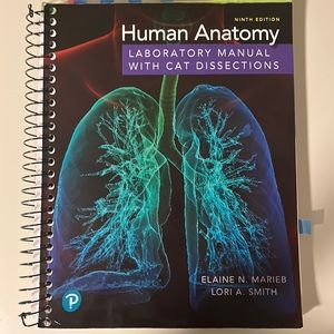 Human Anatomy ninth edition Pearson laboratory manual with cat dissections